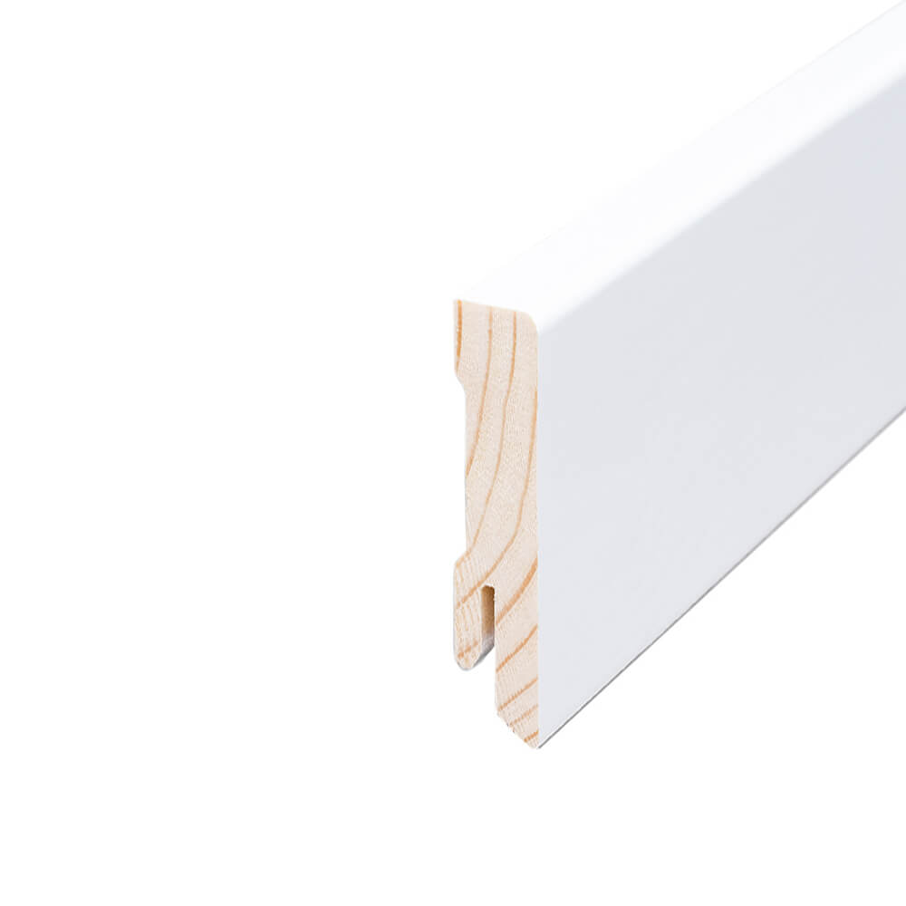 Sockelleiste R3 eckig weiß