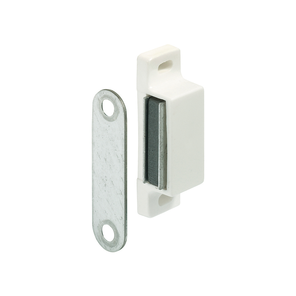 Magnetverschluss, weiss, starr