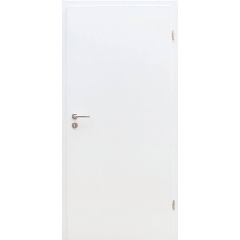 Türblatt Weißlack 9010, Rundkante, Höhe 198,5 cm