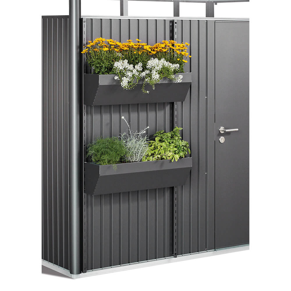 FloraBoard zu AvantGarde, HighLine, Panorama; dunkelgrau-metallic