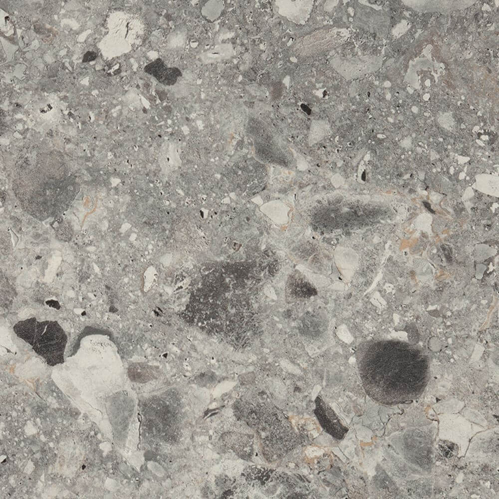 F021 ST75 Triestino Terrazzo grau, Egger Wandanschlussprofile