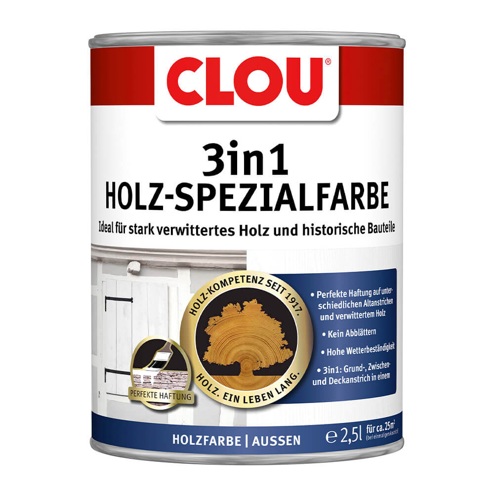 CLOU 3in1 Holz-Spezialfarbe
