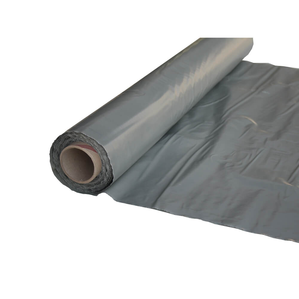 PE-Baufolie grau 200  (für Staubwände)
