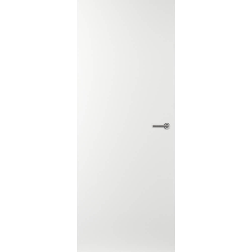 tür, stahltürgriff, edelstahl, weisst, türblatt