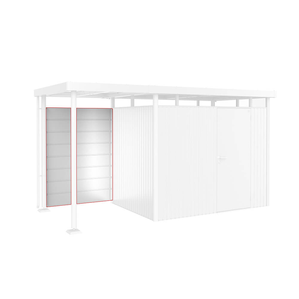 Rückwand Gr. S  für Seitendach zu Gerätehaus HighLine