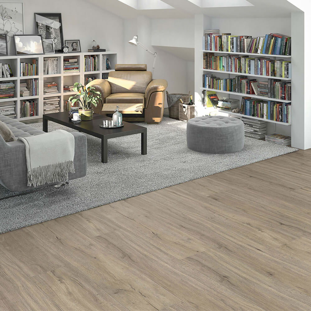 Designboden Life Eiche Columbia grau