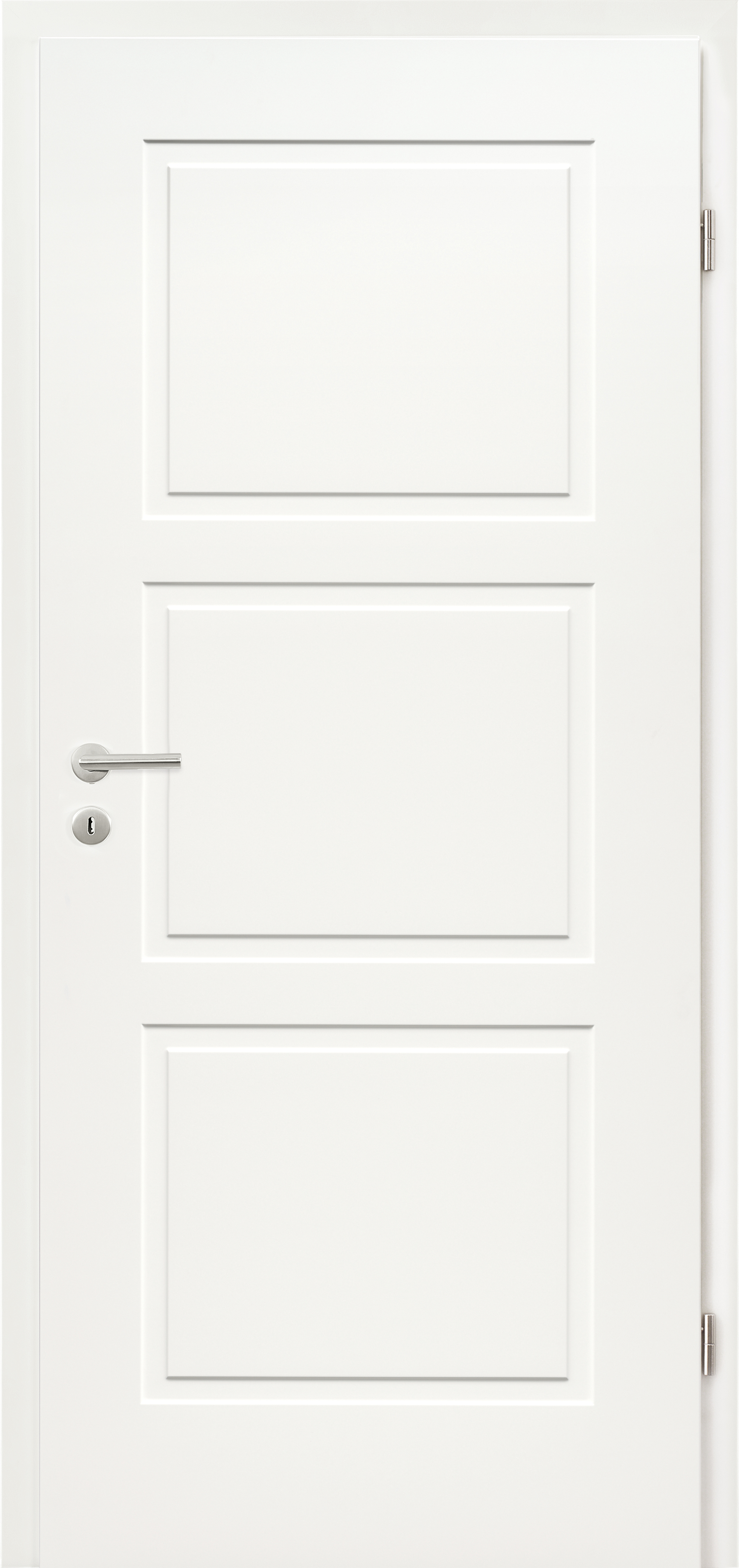 Türblatt Bergen, Weißlack 9016, Mod D, Höhe 198,5 cm