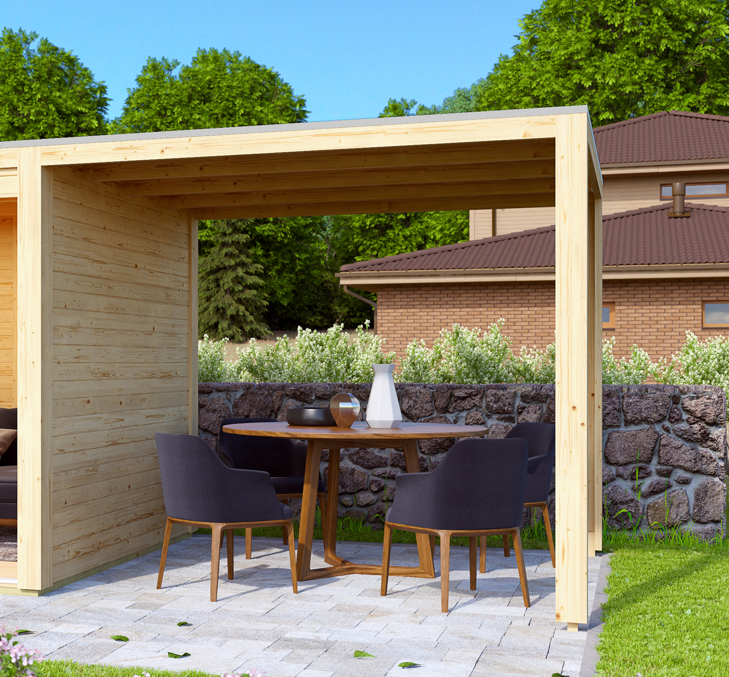 Anbaudach Hygge / Cuben