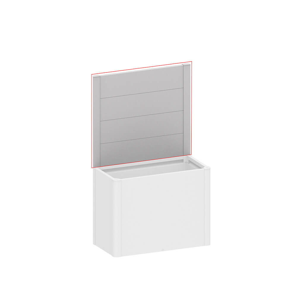 Sichtschutz zu Pflanzbeet Belvedere