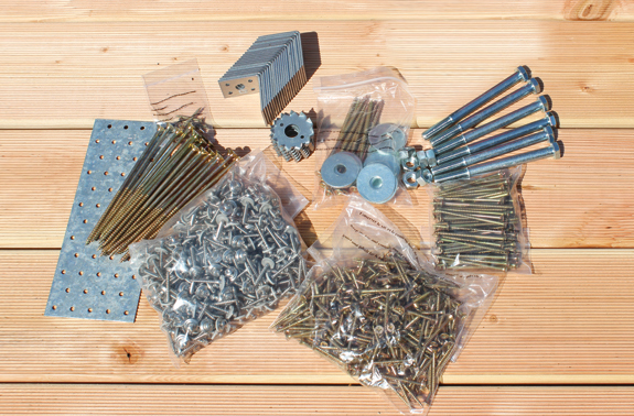 Beschlagbeutel Doppelcarport