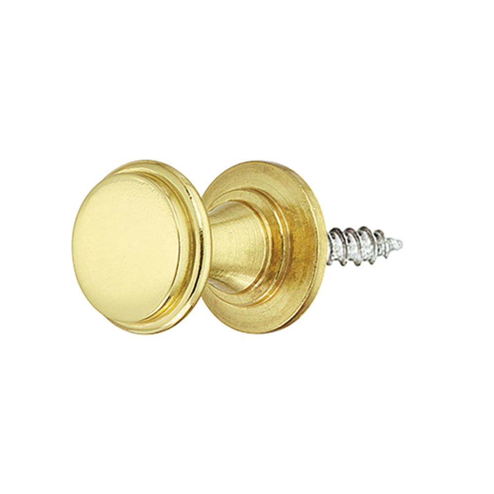 Möbelknopf Messing poliert SB