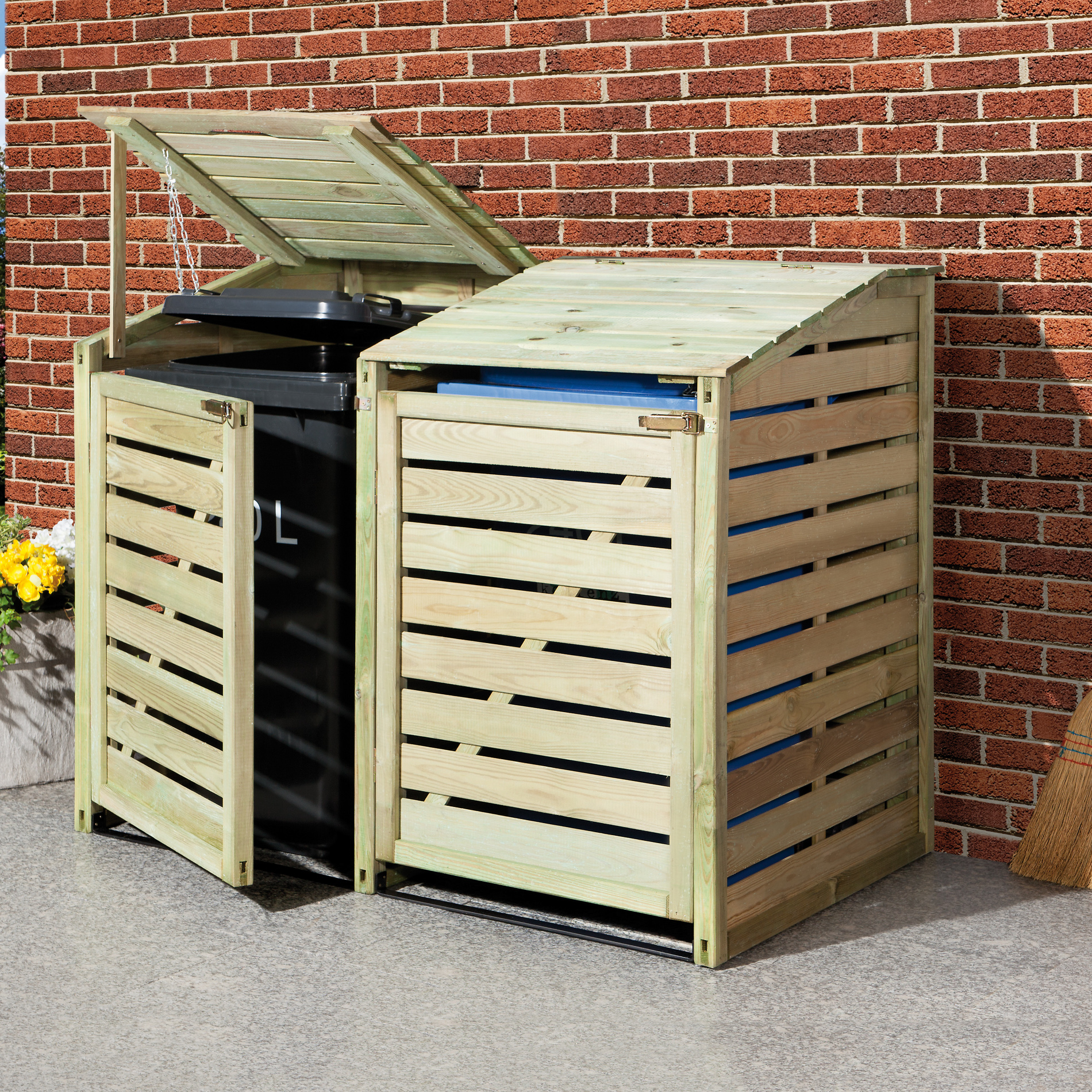 Mülltonnenabtrennung 