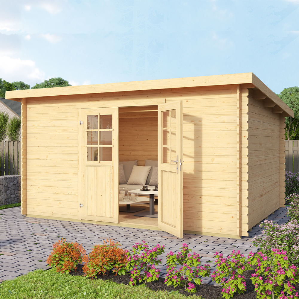 Blockbohlenhaus Malta 1