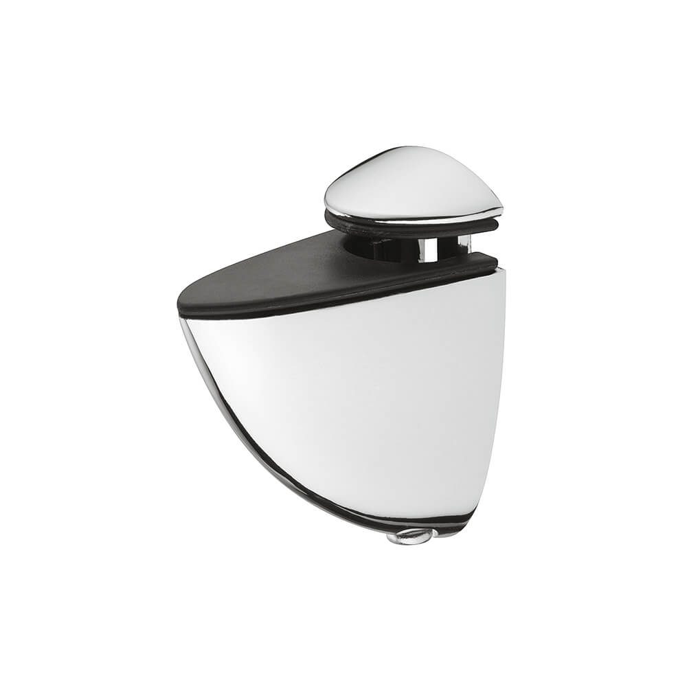 Klemmtablarträger verchromt poliert