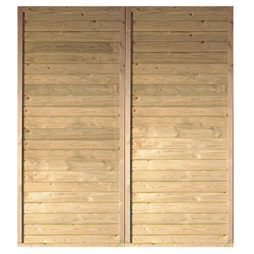 Doppelcarport Seitenwand