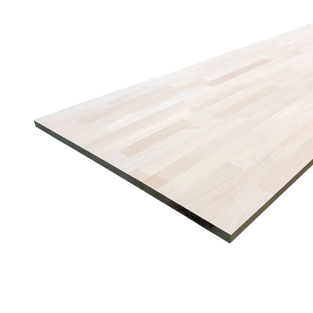 Leimholzplatte Buche A/B keilgezinkte Lamellen