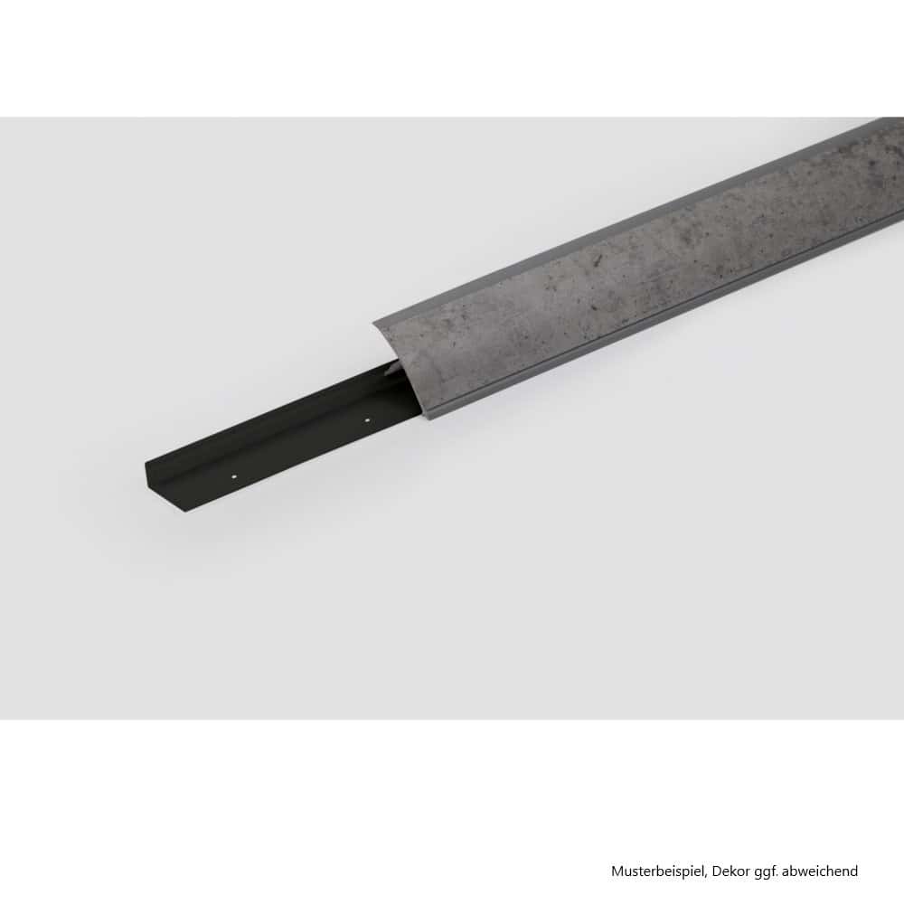 Metallkante, Stahlstab, Schienenverkleidung, Kantenverkleidung, Metallband