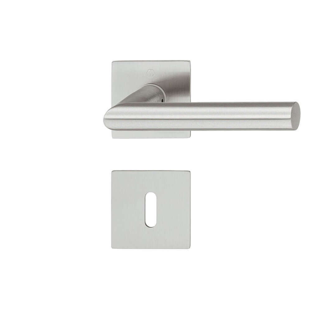 Drücker Amsterdam Flach-Eckig-Rosette