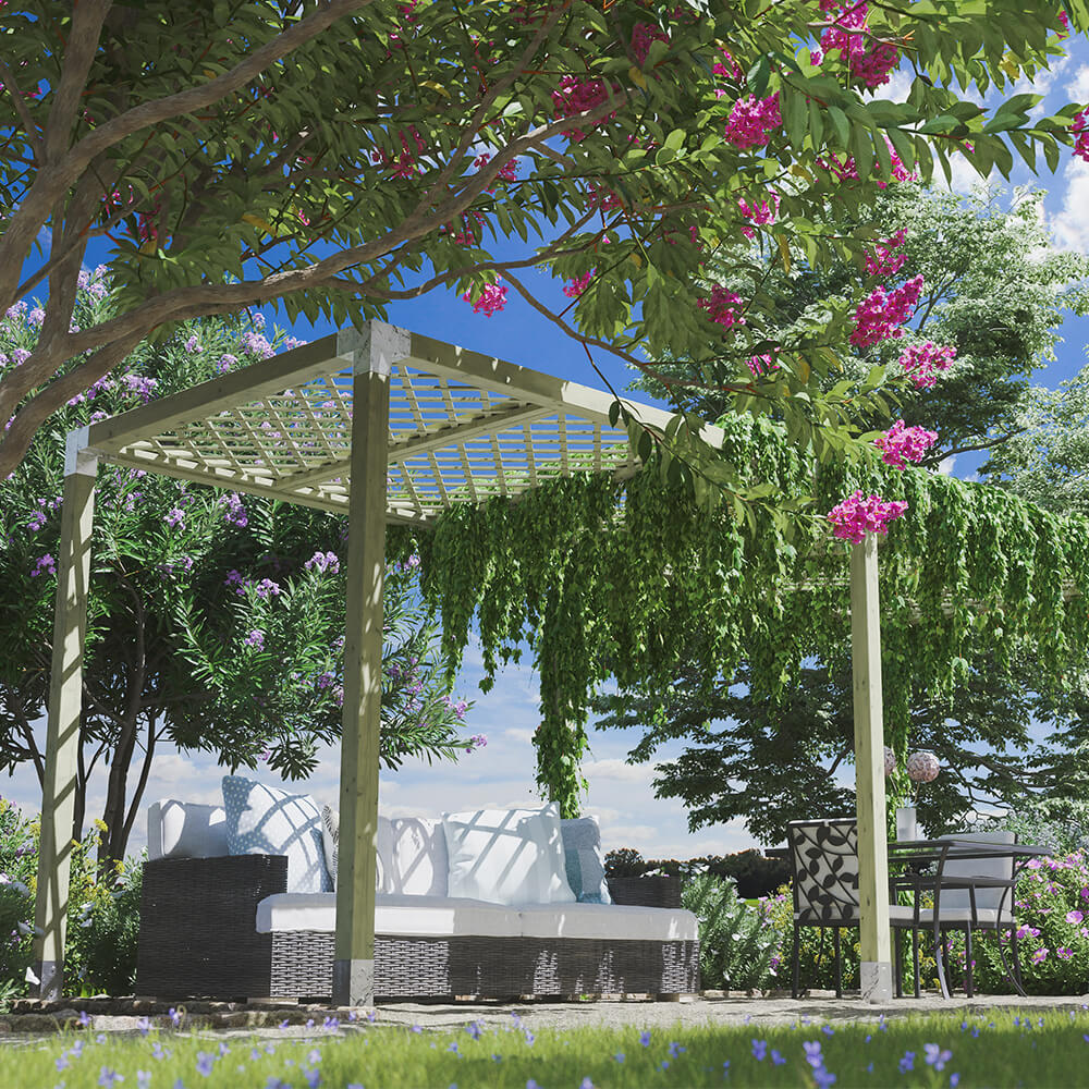 Cubic Pergola System