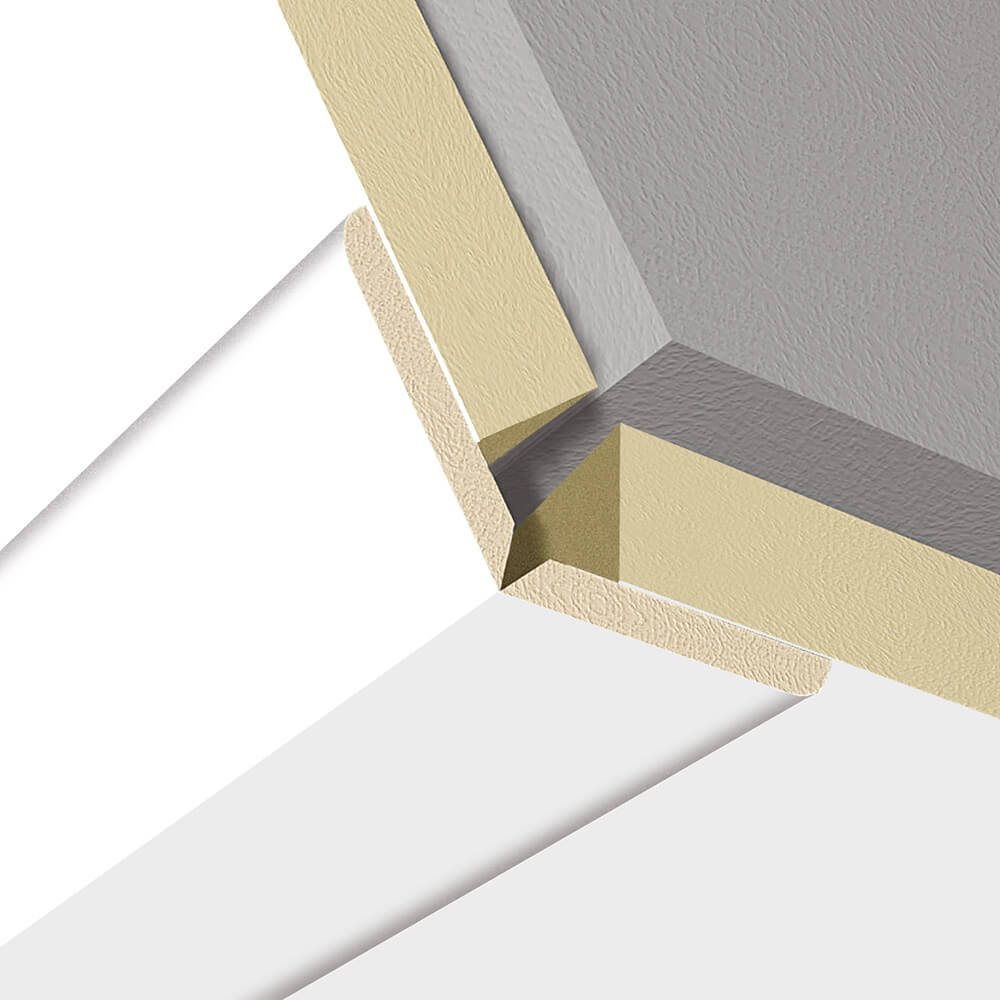 Faltleiste für 3D Wandpaneel