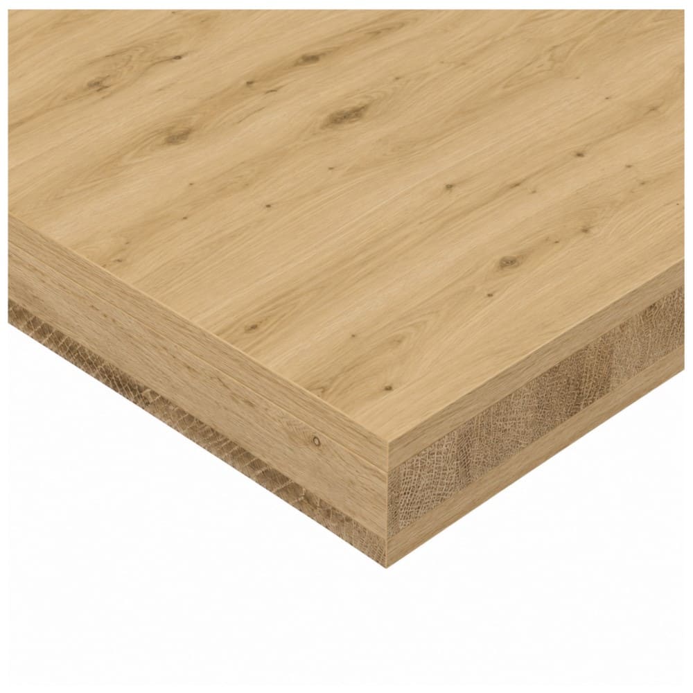 Holzplatte, Sperrholz, Holzwerkstoff, Eichenoptik, Holzwaben
