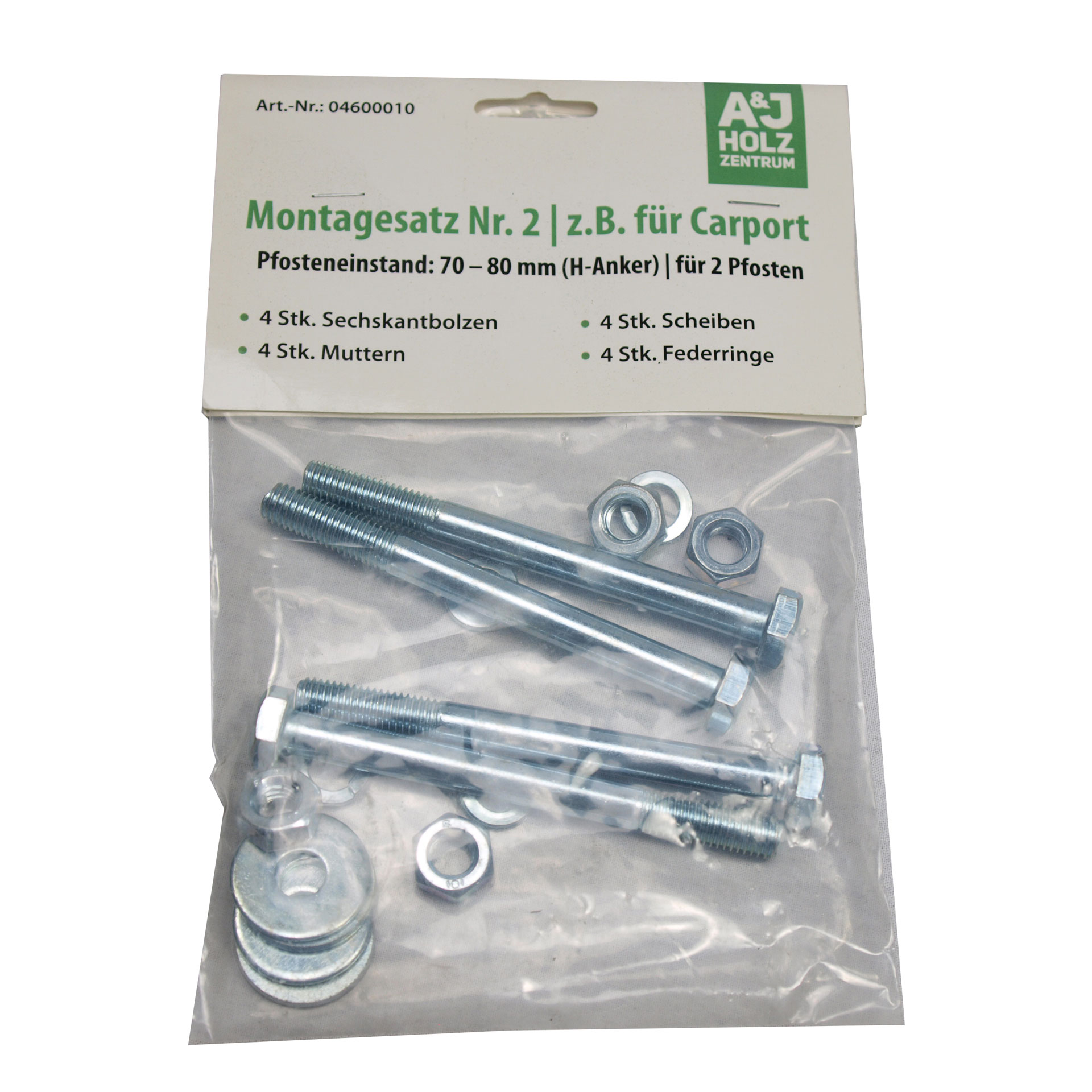 Montagesatz für H-Pfostenanker