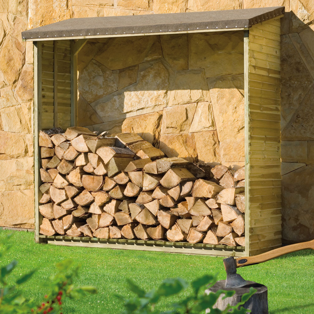 Kaminholzdach Aktion