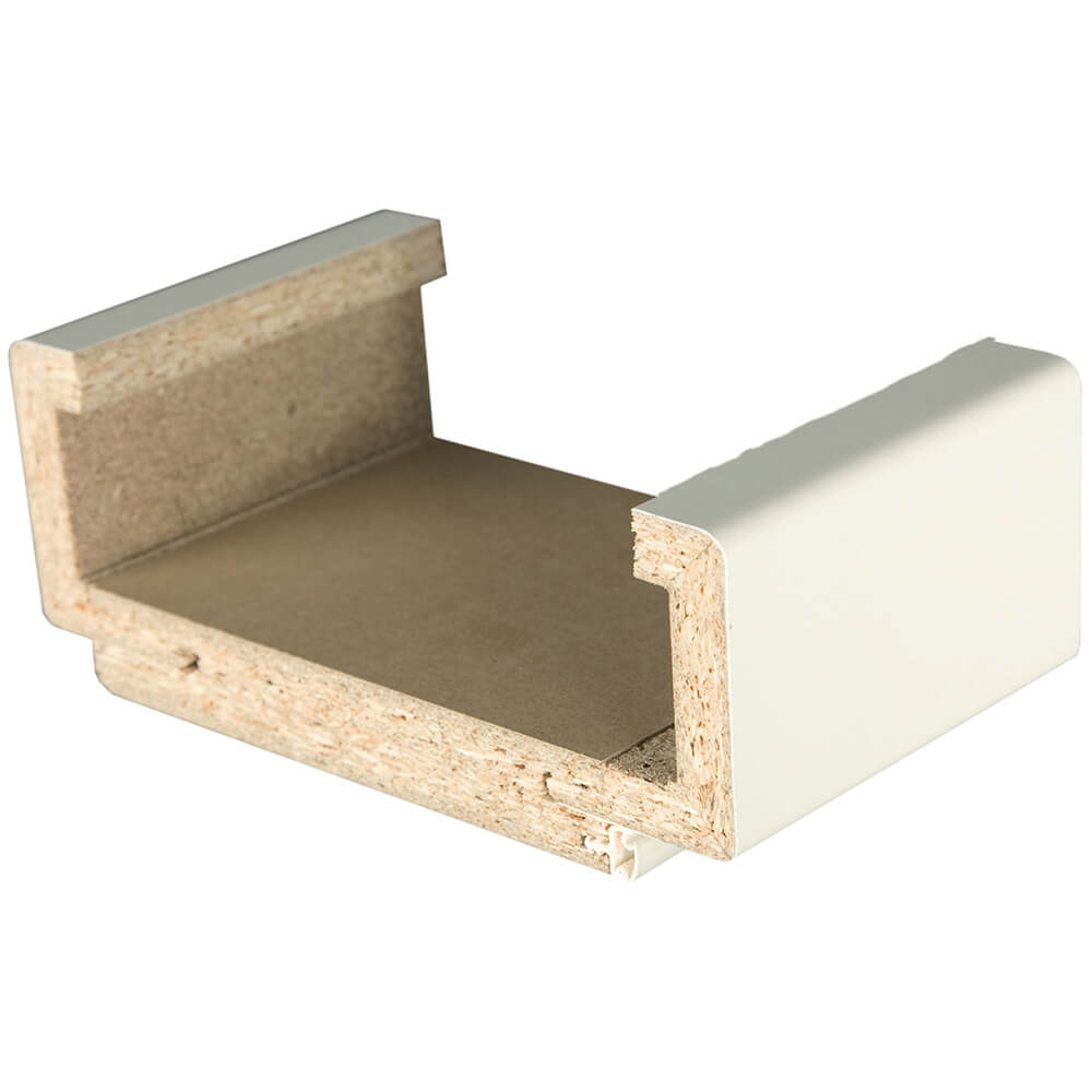 Durchgangszarge, Weißlack 9010, Höhe 211,0 cm