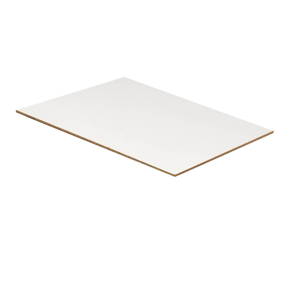 Hartfaserplatte weiß