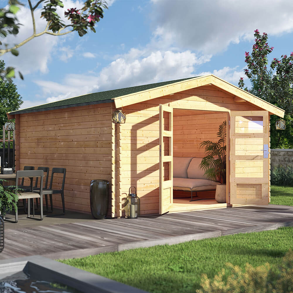 Blockbohlenhaus Hunte 5 