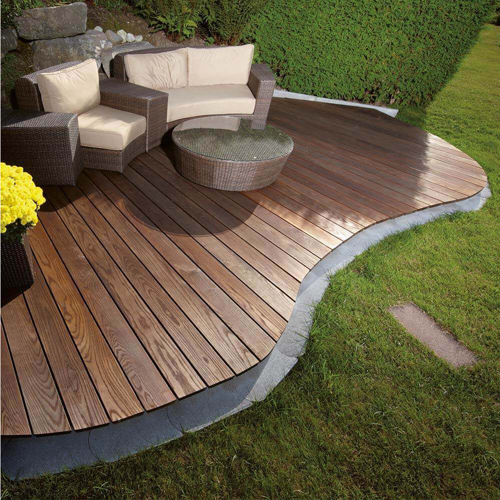 Terrassendiele Thermo-Esche