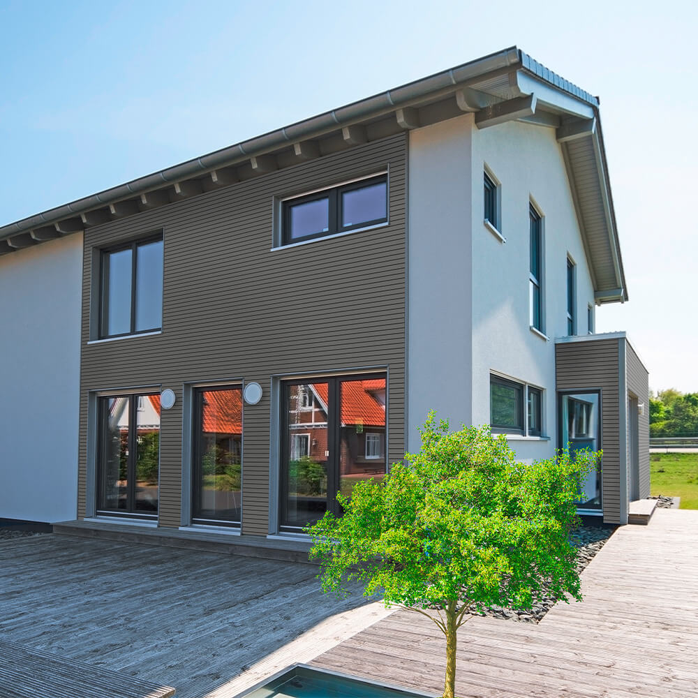 Rhombusleisten Fassade, BPC