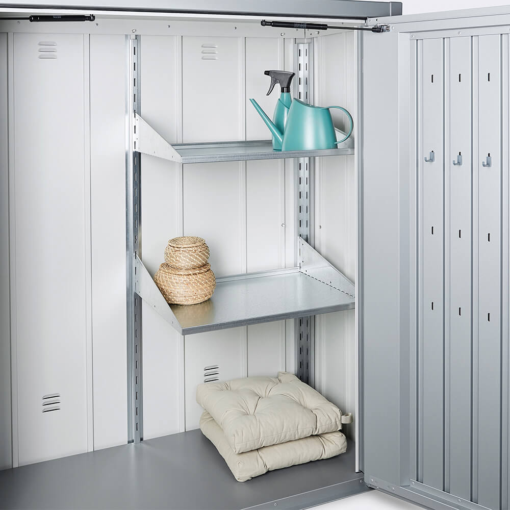 Regale-Set zu Terrassenschrank Romeo Gr. M & L, 2 Böden