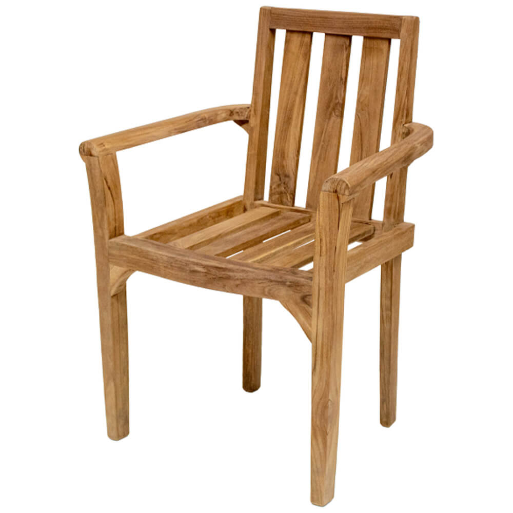 Stapelstuhl Teak