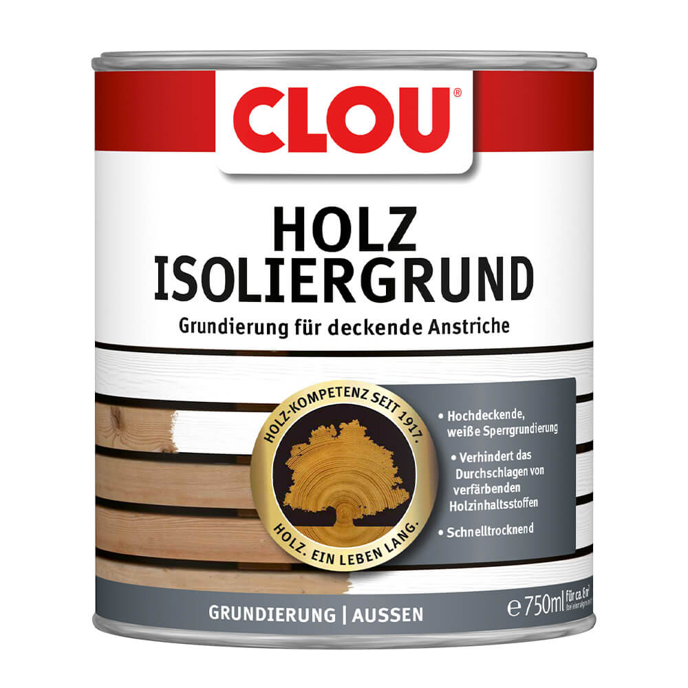 CLOU Holzisoliergrund weiß