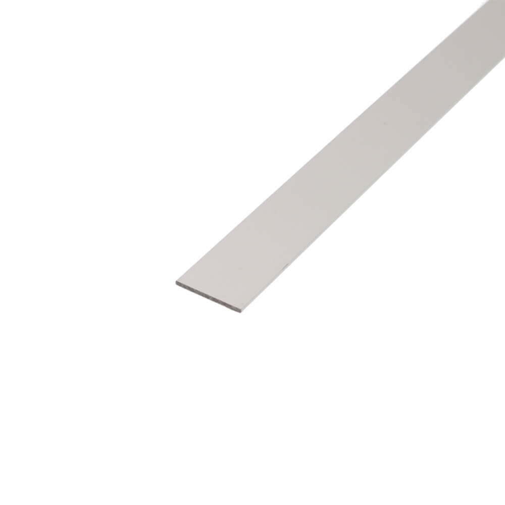 Flachstange Alu silber eloxiert
