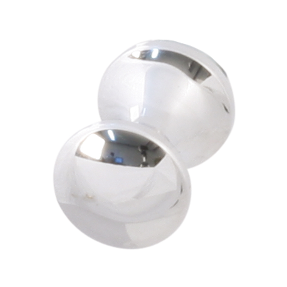 Möbelknopf Messing Chrom poliert SB