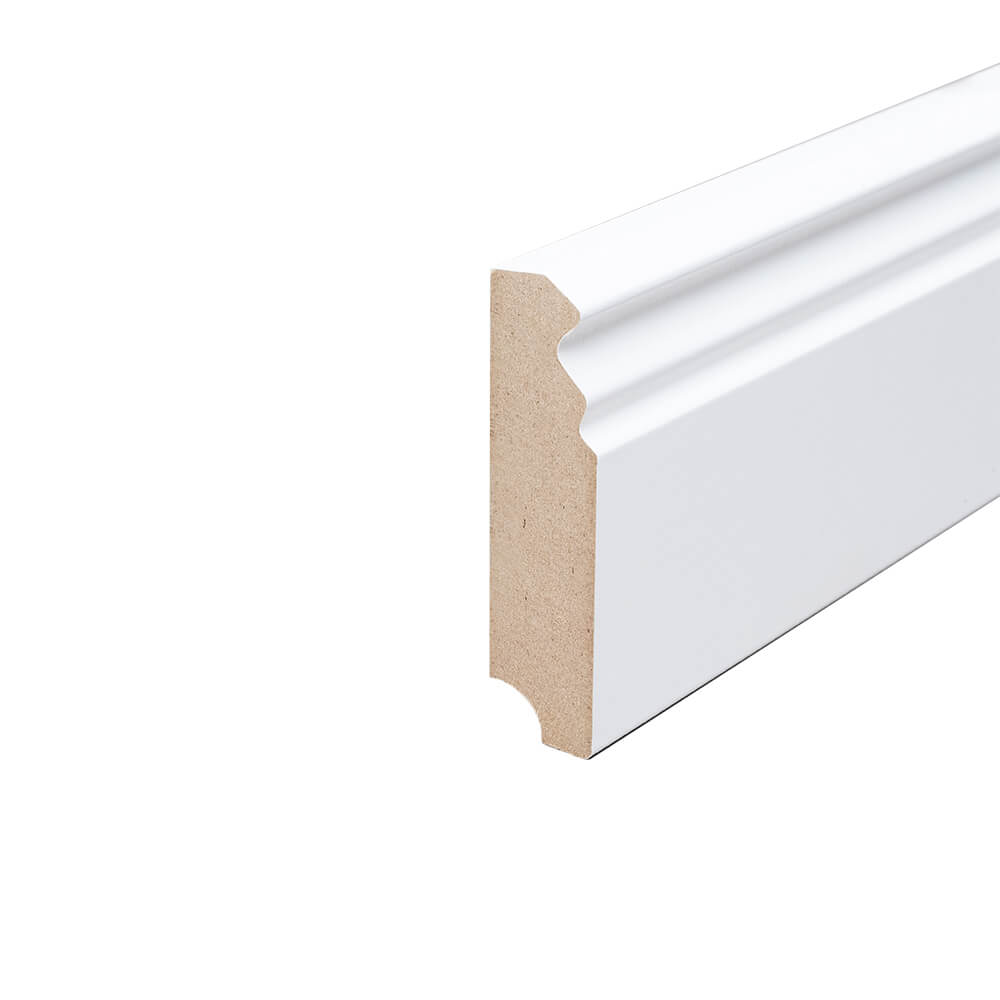 Sockelleiste UM 624-AJ Hamburgerprofil weiß