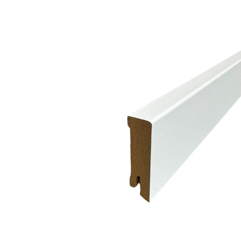 Sockelleiste Modern MDF weiß