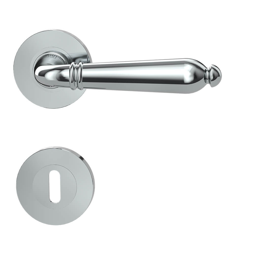 Türdrücker Carola, Chrom poliert