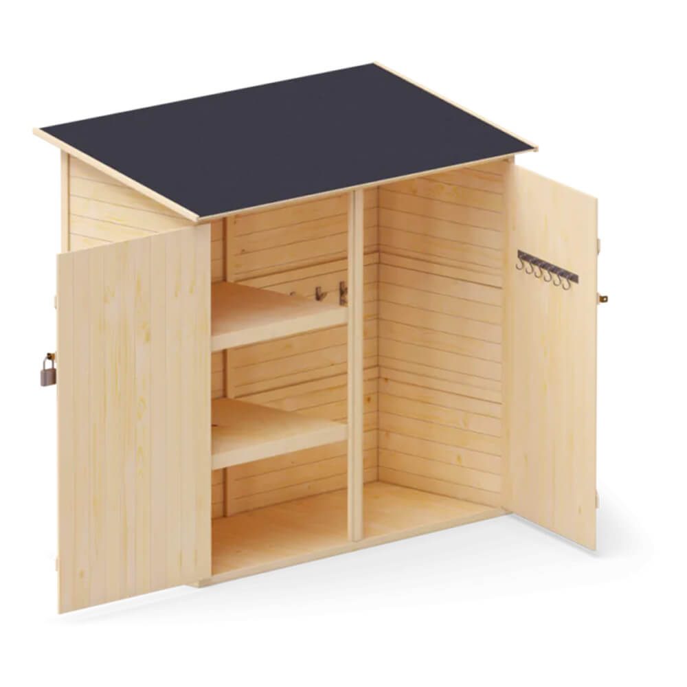 Gartenschuppen mit Einlegeböden