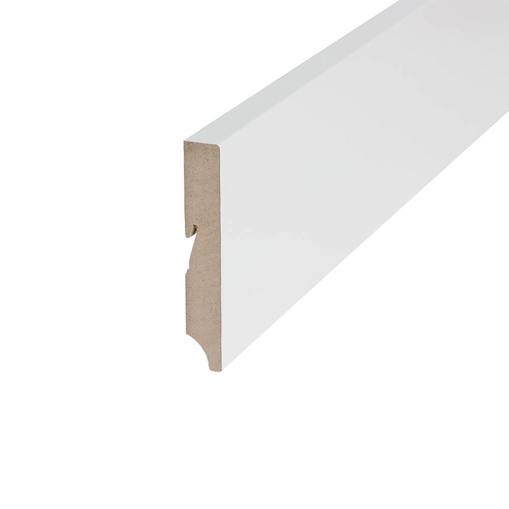 Sockelleiste R3 MDF eckig weiß