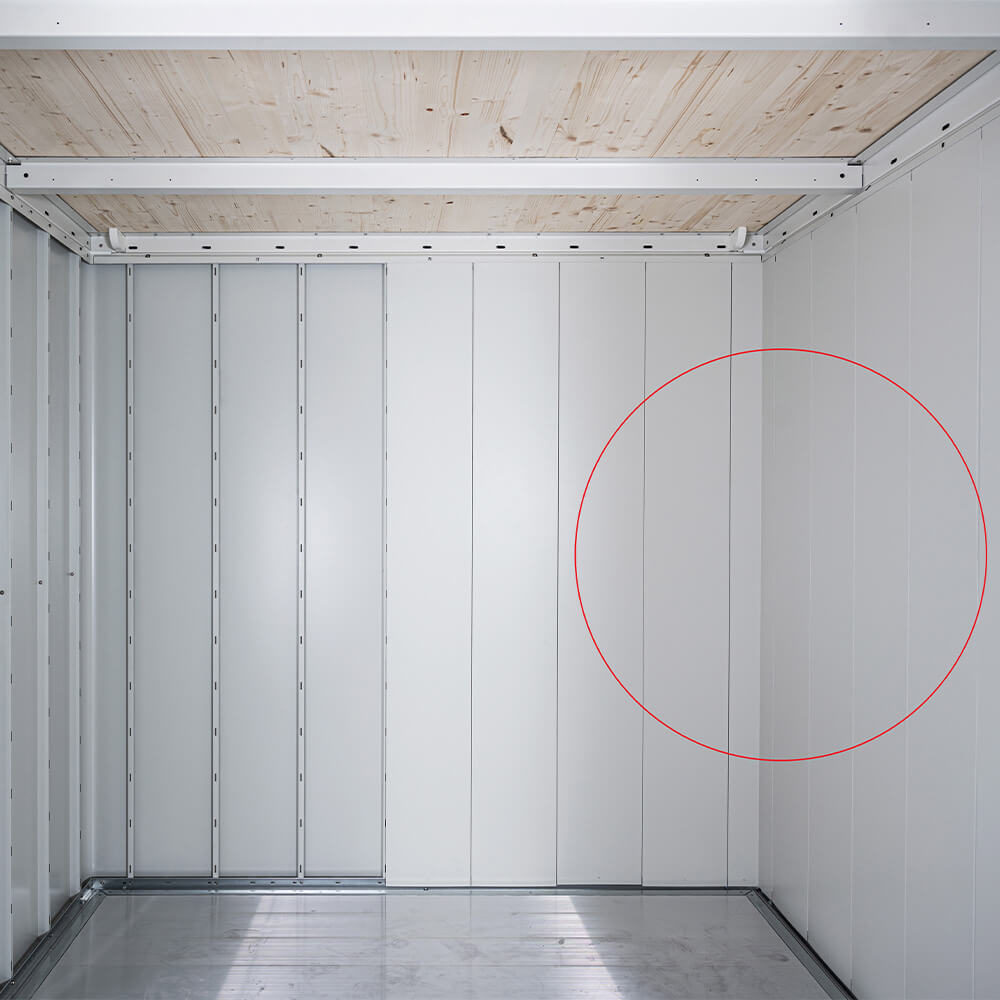 Innenverkleidung Gerätehaus Neo