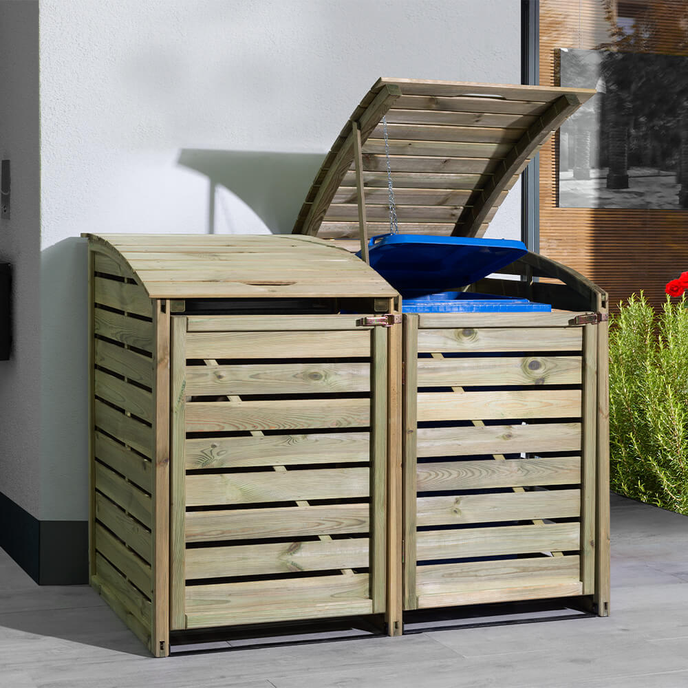 Mülltonnenabtrennung