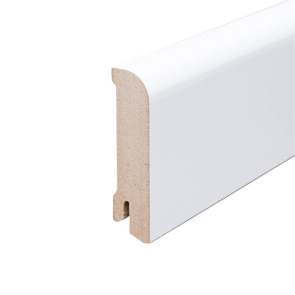 Sockelleiste mdf mit Rundkante